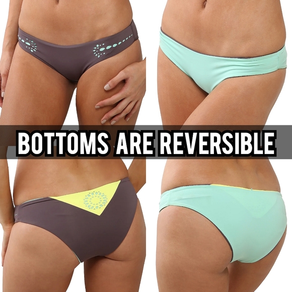 L*Space Bikini Swim Bandeau Top Hipster Bottom - Picture 10 of 13